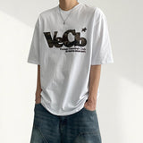 Camo Patch Embroidered Boxy Fit Short Sleeve T-shirt