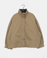 Lichu Collar Oversized Fit Cotton Bomber Jacket