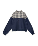 UNISEX チェックドッキングスウェット