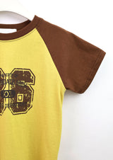 Toned-Down Raglan Short Sleeve T-Shirt