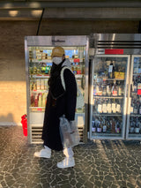 [MADE] Stern hip crop two-way hood zip-up -basic