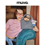 muva. ウーブン ハンド＆ミニ 2WAYトートバッグ