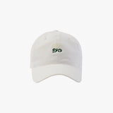 Stranger Flower Logo Baseball Corduroy Cap (White)