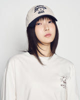 26SS オーセンティック ブラウン ツートン ラインフレンズ ボールキャップ