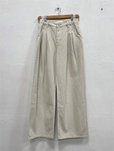 PLAIN WASHED PINTUCK PANTS (2C)