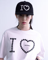 Button Love T-shirt (White)