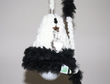 fluffy black cozy light