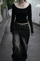 26FW★ SCULPTED U-NECK LONG SLEEVE