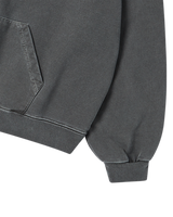 25FW BASKET BALL PIGMENT WIDE HOODIE CHARCOAL
