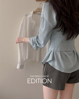 [MADE] Poet Shirt & Bustier Set