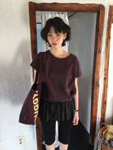 【即日発送】YWD ツイルエコバッグ ワイン