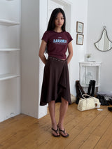 Sober Parade T-shirt WINE