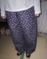 (2color) Daisy Banding Wide Denim Pants