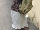 vintage two-tone backpack