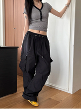 [Unisex] Dart cargo wide pants(2color)