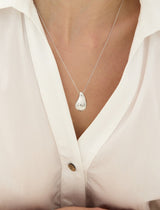 26SS★ Champagne Full Moon Big Bowl Long Necklace