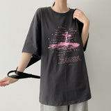 Rath Vintage Print Short Sleeve T-shirt 