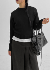 [MADE] ステニーラウンドニット WOOL 50%