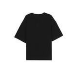 ASCLO ヘンリーネックオーバー半袖ニットTシャツ (2color)