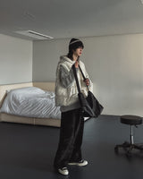 Zite Layered Stripe Damage Knit