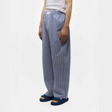 UNISEX ストライプラベルボクサーパンツ_ネイビー