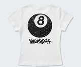 ストレッチコットンスリムショートスリーブTシャツ ホワイト