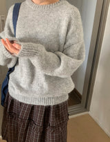 Hank Color Mix Round Wool Knit