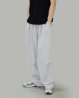 Needle pintuck balloon pants