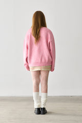 OIL BRIDGE SUEDE SKIRT IVORY