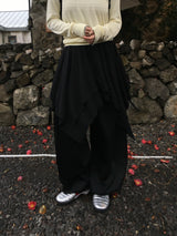 Nugget Pintuck Wide Balloon Pants (5c)