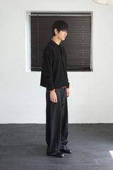 tailored wide slacks