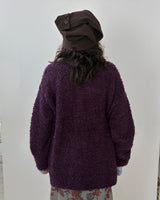 Boxy V-neck Knit