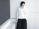 [DOJINOI] MUTE CROP SHIRTS WHITE