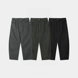 Way pintuck curved pants
