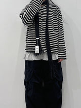STRIPE TWEED CARDIGAN