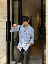 One four peaked stripe shirt