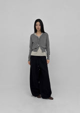 [MADE] Leaf Linen-Like Back-Pocket Cotton Pants