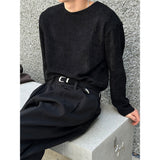 [Unisex] ベルベットカッティングニット(4color)