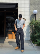 OSフックヘンリーネック半袖Tシャツ