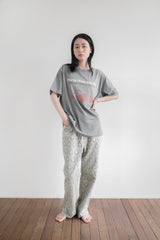 Candle light jacquard pants, Mint