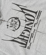 TONIGHT MOON GRAPHIC HOOD ZIP-UP (MELANGE)