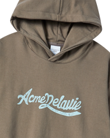 25FW CURSIVE LOGO HOODIE COCOA