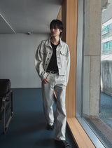 Void Dirty Washed Flare Denim Pants