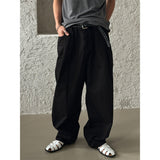 [UNISEX] Tuck wide denim pants (2color)