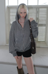 C BELT LOOP HOBO BAG_BROWN