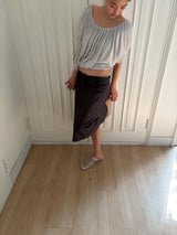 midi h-line skirt