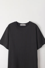 ボクシーラウンドTシャツ (ブラック)