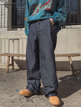 Qoo Back Painting Denim Pants