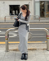 Monet cardigan & sleeveless set