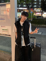 Aris Hooded Zip-Up Vest